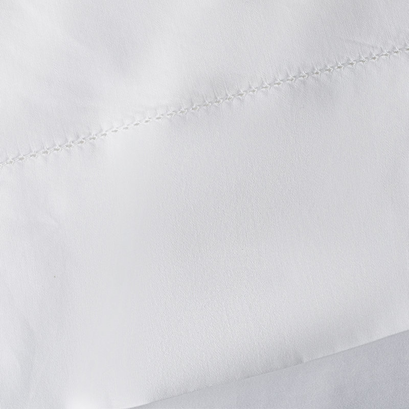 Brigida Sheet Set, White, Twin Sheet Set + Fitted Sheet + 1 Pillowcase