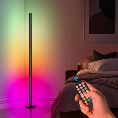 Eskel 65'' Dimmable RGB Floor Lamp with Remote & APP Control