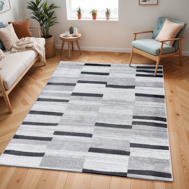 Beyanka Abstract Machine Tufted Area Rug, Rectangle 160 x 220 cm