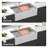 33 Inch White Double Apron Ceramic Sink In Style, Workstation Ledge For Space Optimization, Chip And , Comes With Basket Strainer Installation Guide 33" Bowl Kitchen, Feature Flexible Use, Stain -