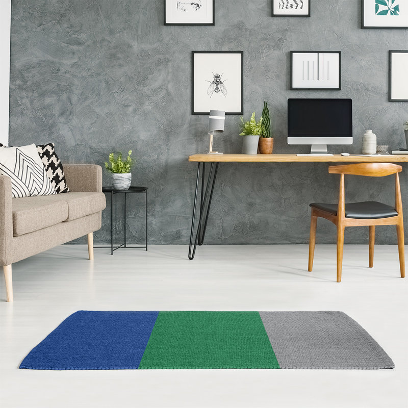 Striped Indoor Rug, Rectangle 5' x 7', Yes