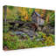 Fillmer «Grist Mill Fall 1», reproduction de photo sur toile tendue-30366793