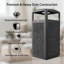 Commercial Outdoor Trash Can with Locking Lid - 13.5 Gallon