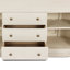 Console média Dysen Amelia - Lin peint ivoire-1081614028