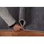 Tapis contemporain contemporain gris et bleu Gabbeh 3 x 5