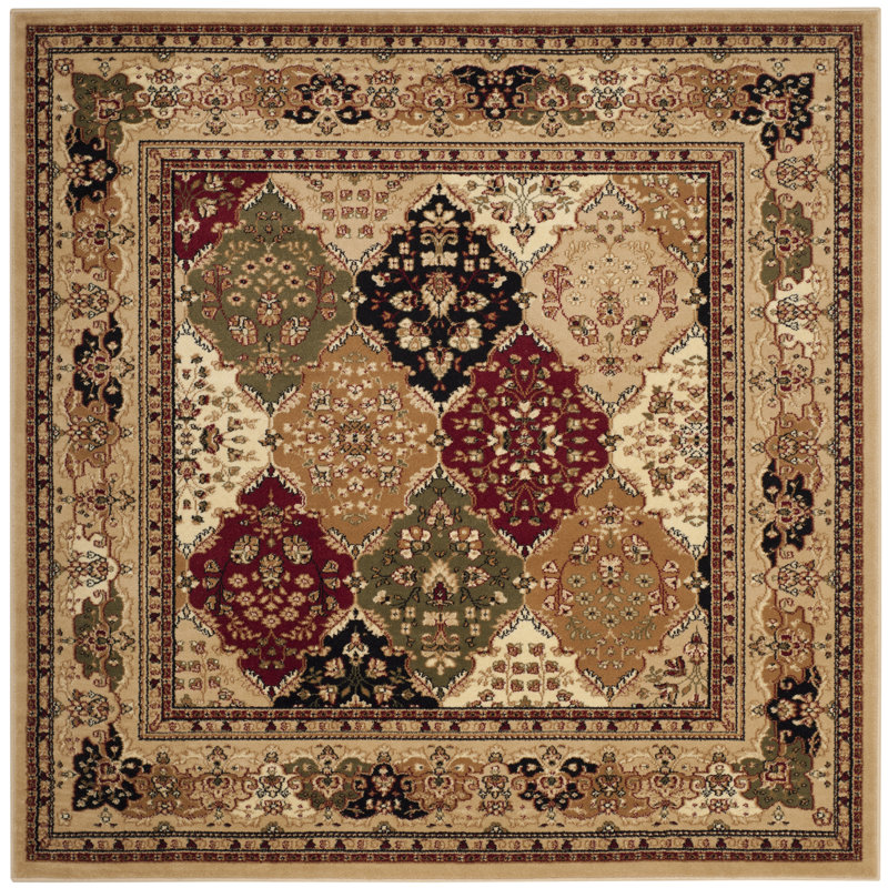 Tapis performance oriental Malayah, Carré 6 pi