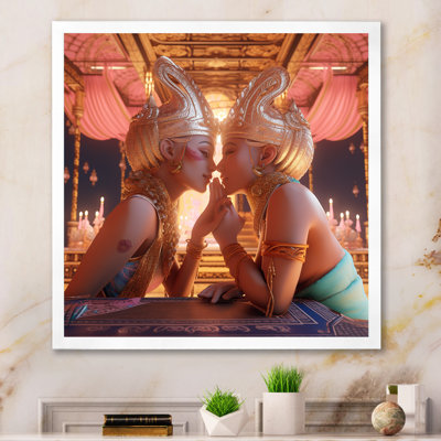 " Goddess Kissing Divine Love I "