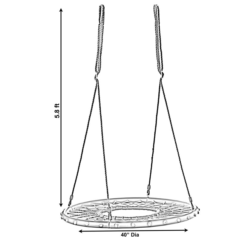 PLAYBERG Metal Swing Set with 1 Swing(s)