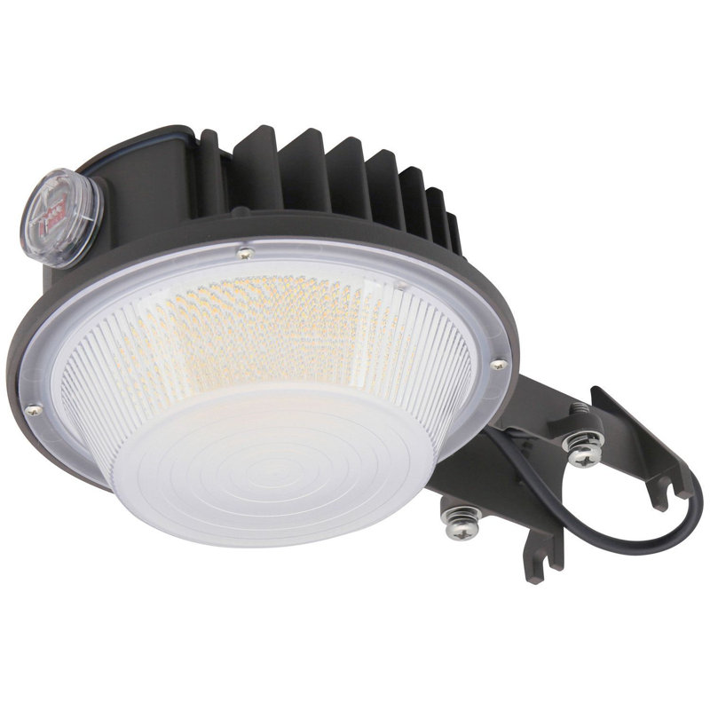 Sunlite 49148 LED Roadway Security Light with Photo Control Fixture, Pole Mount