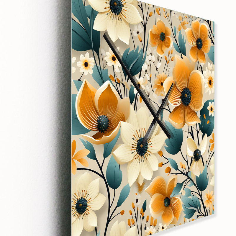 Jankida - Horloge murale abstraite Mid-Century, Moyen