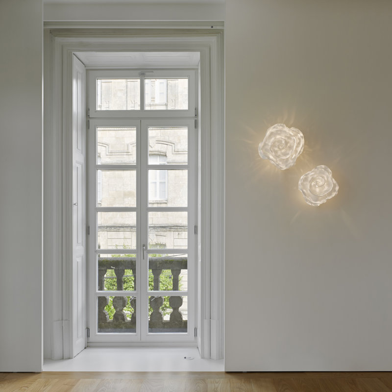 Nevo 1 - Light LED Flush Mounted Sconce, White, No