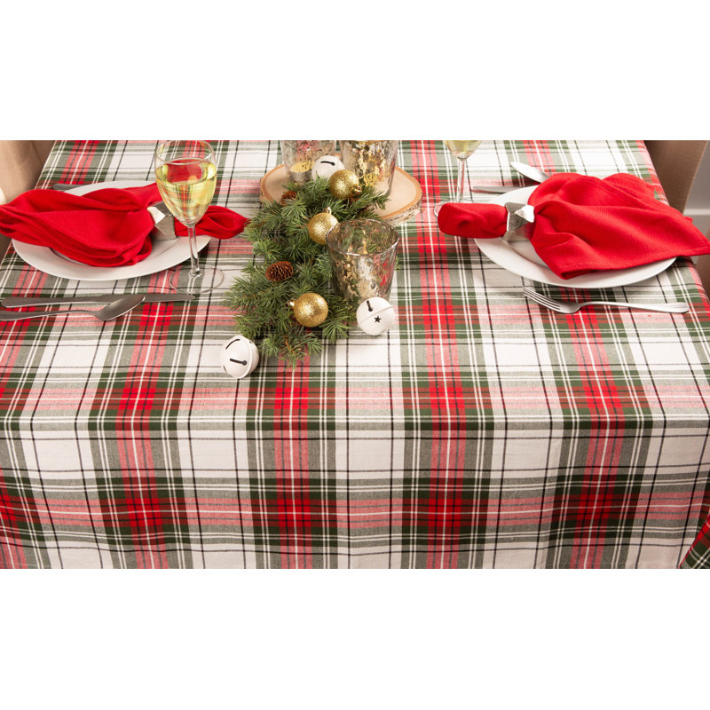 Varnum Plaid Tablecloth, 60" L x 120" W