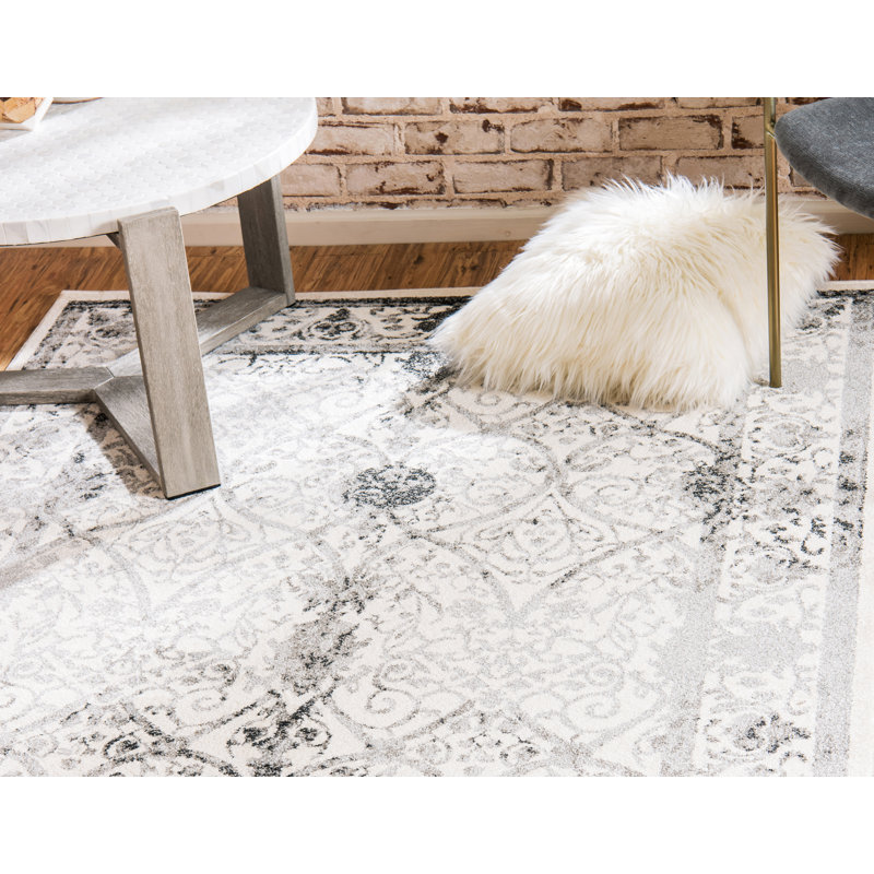 Ade Floral Indoor Rug, Rectangle 8' x 11'