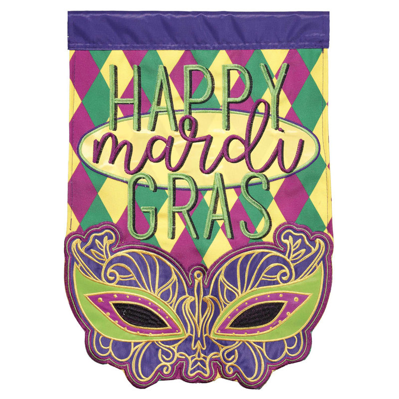 Drapeau drapeau Mardi gras