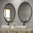 Dieudson Oval Aluminum Alloy Baroque Wall Mirror-113565103-113565096