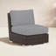Naomie Armless Patio Chair with Sunbrella® Cushions-98128049