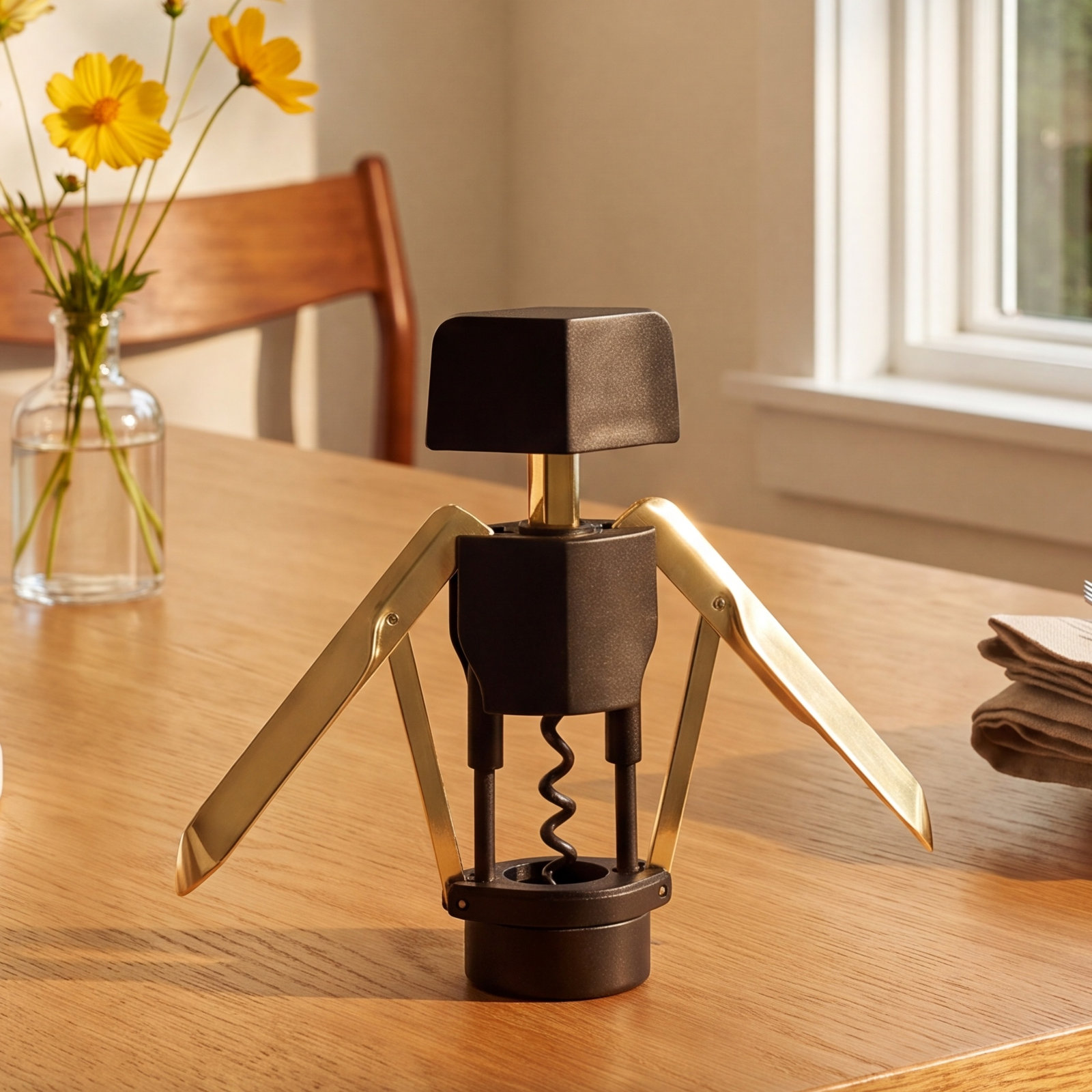 Stainless Steel Wing Corkscrew
