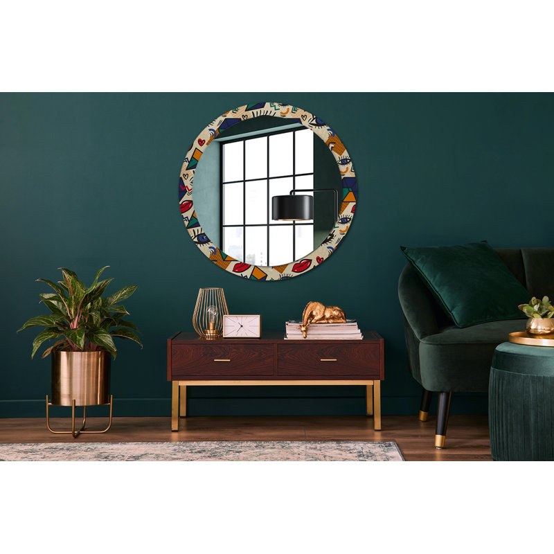 Huldar Glass Flat Wall Mirror