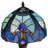 17"H Candlestick Base Dome Shade Table Lamp