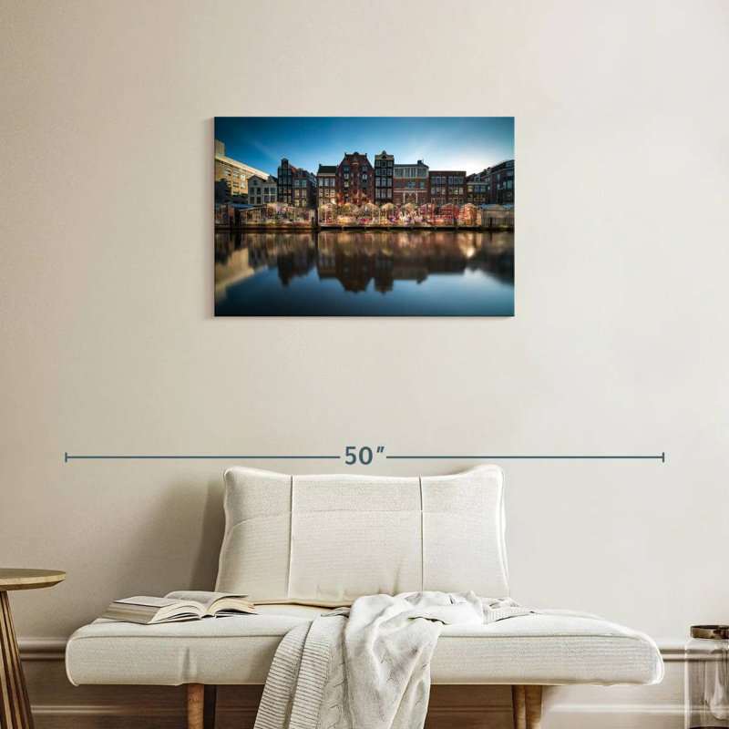 Nicci Bloemenmarkt In Amsterdam, 20" H x 30" W