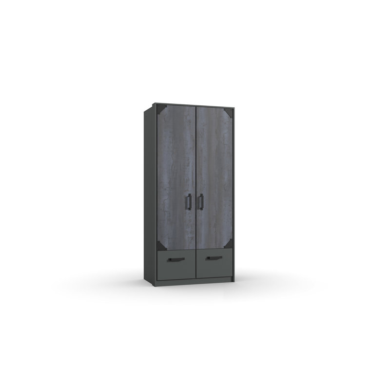 Osnabrock 2 Door Manufactured Wood Wardrobe