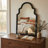 Solid Wood Framed Arch Wall Mirror Decorative Mirror For Living Room-1655694636