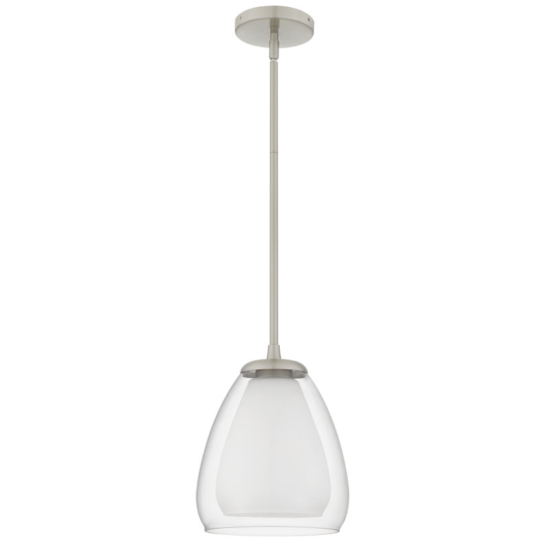 Vivienne 1-Light Brushed Nickel Mini Pendant Light