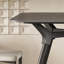 Ensemble de chaises de table chic en acier au carbone fritté-103550545