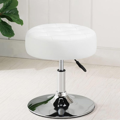 Modern Swivel Adjustable Height Accent Stool