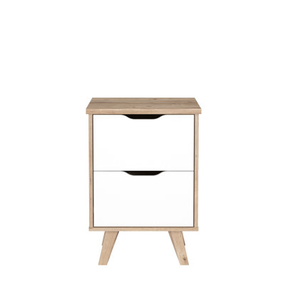 Sanson 45cm W Manufactured Wood Bedside Table
