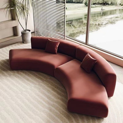 Modern Simple Curved Sofa