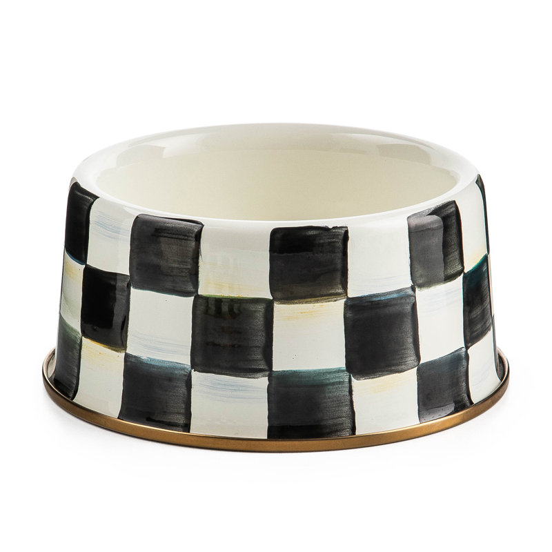 Courtly Check Pet Dish