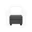 Canapé modulaire modulaire avec siège de rangement-1537819571