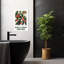 «Merryandbrightchristmas», reproduction d'art classique traditionnelle d'hiver nature-129719565
