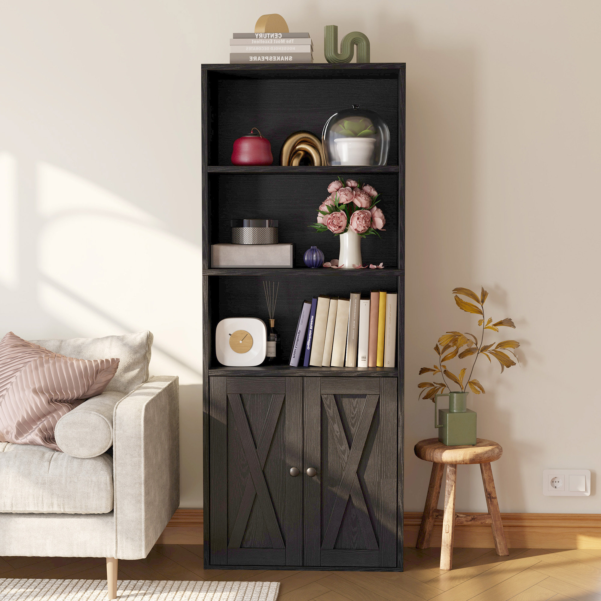 Wade Logan Zerick Bookcase & Reviews - Wayfair Canada