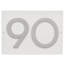 Plaque d’adresse murale sur 1 ligne flottante-41299919-41299895-41303815