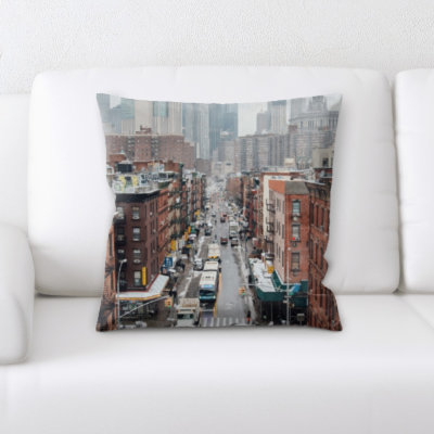 Microsuede Reversible Throw Pillow
