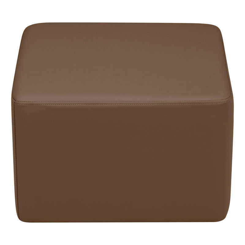 Tabouret à cubes structurés de Learniture, H 14 po x l 18 po x P 18 po, Oui, Chocolat