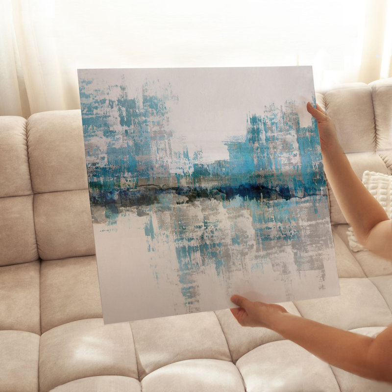 Abstract Abstract Symphony I Transitional Unframed Art Print, 20" H x 20" W