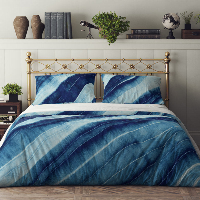 Abstract Duvet Cover, King Duvet Cover + 2 King Shams