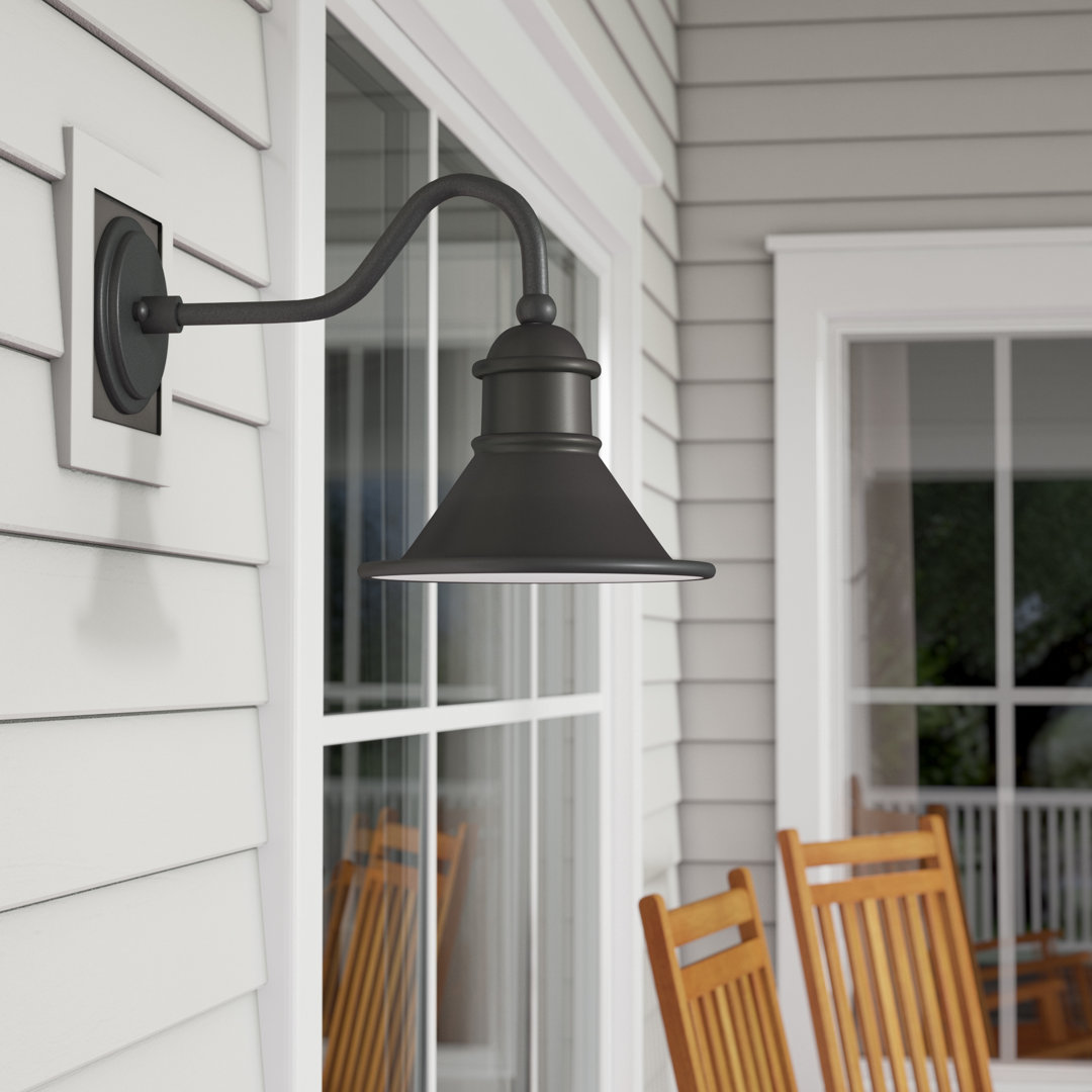 Vivek 1 - Bulb Outdoor Barn Light Gracie Oaks 