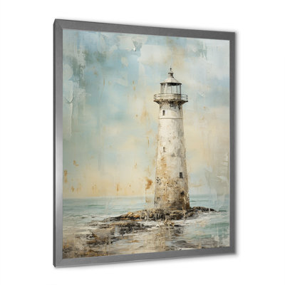 Phare gris minimal