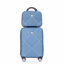 Ensemble de valises 2 pièces en ABS léger, roulettes, (20/14) bleu-133014237