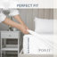 Ensemble de draps 100% coton de qualité égyptienne à pointe longue 500 fils Pointehaven-562752652-562752650