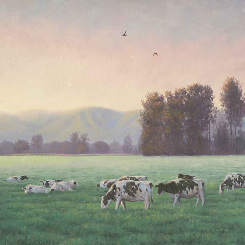 Farm Life V by James Wiens - Wrapped Canvas Print, 30cm H x 30cm W x 3.8cm D