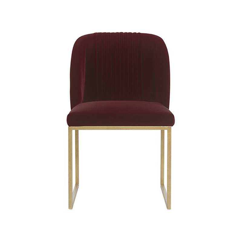 Nevin Upholstered Dining Chair, Merlot