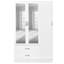 Everheart 3 Door Solid Wood Wardrobe
