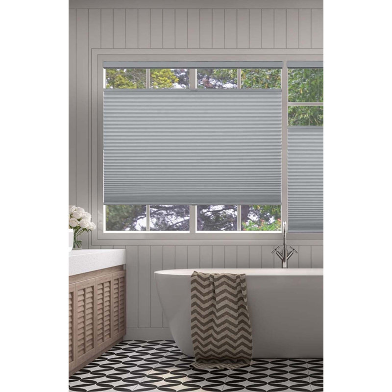 Store alvéolaire occultant Blindsavenue, L 37,5 po, L 72 po, Gris lustré