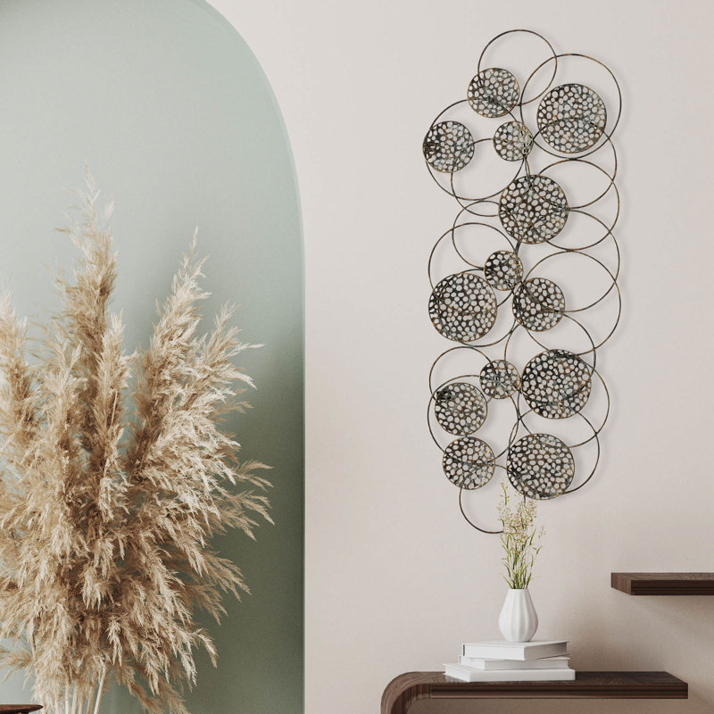 Handmade Modern Abstract Wall Decor on Metal