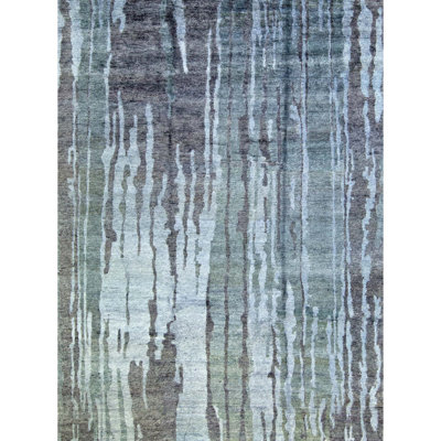 Viscose Abstract Indoor Rug